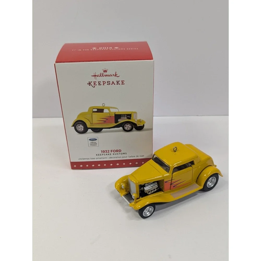 2015 Hallmark Keepsake Ornament 1932‎ Ford -1st in Keepsake Kustoms Series